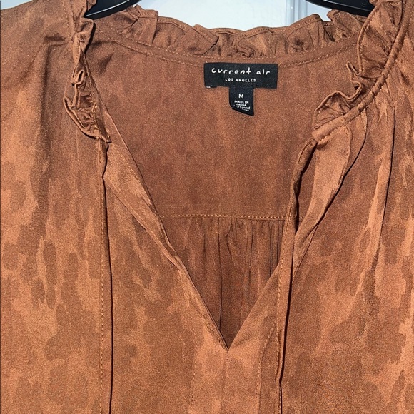 Current Air Rust Patterned Blouse - Picture 2 of 3